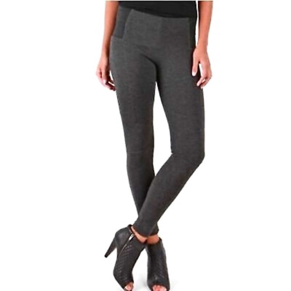Kut from the Kloth Ponte Knit Gray Black Leggings